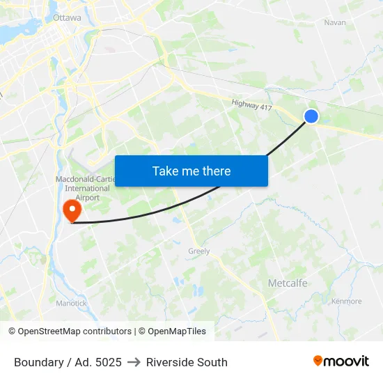 Boundary / Ad. 5025 to Riverside South map