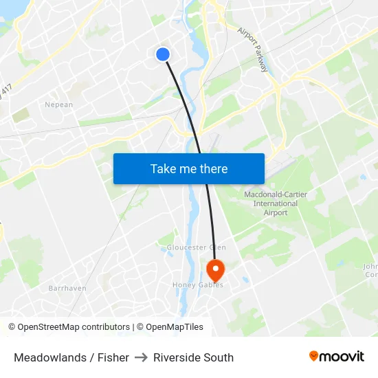 Meadowlands / Fisher to Riverside South map