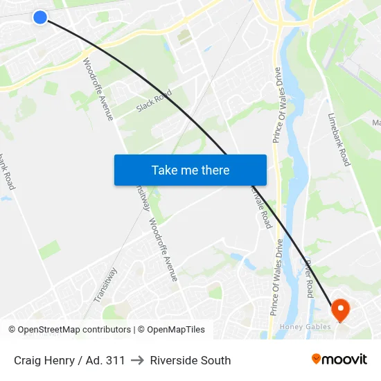 Craig Henry / Ad. 311 to Riverside South map