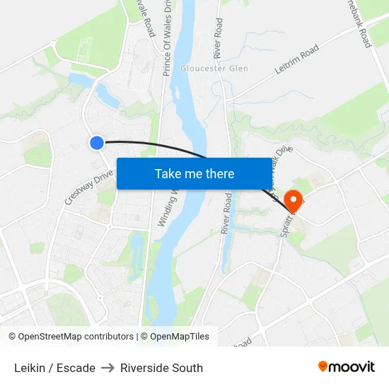 Leikin / Escade to Riverside South map