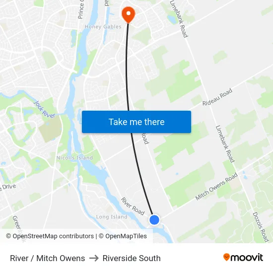 River / Mitch Owens to Riverside South map