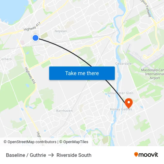 Baseline / Guthrie to Riverside South map