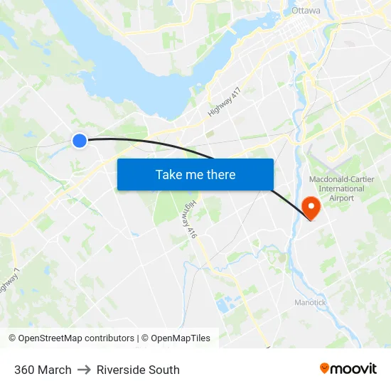 360 March to Riverside South map