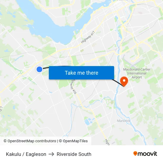 Kakulu / Eagleson to Riverside South map