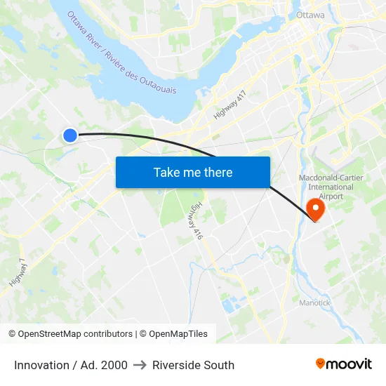 Innovation / Ad. 2000 to Riverside South map