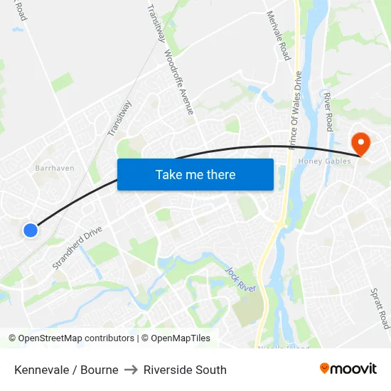 Kennevale / Bourne to Riverside South map