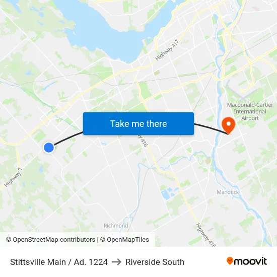 Stittsville Main / Ad. 1224 to Riverside South map