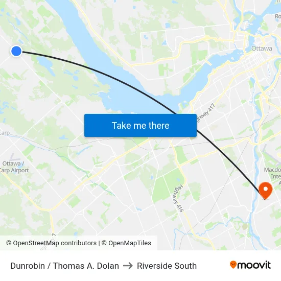 Dunrobin / Thomas A. Dolan to Riverside South map