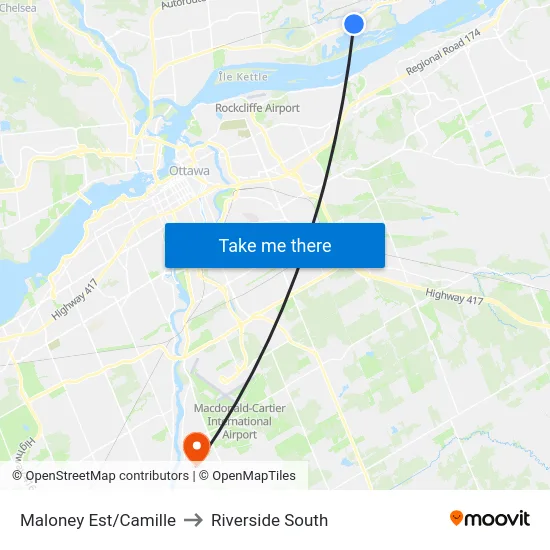 Maloney Est/Camille to Riverside South map