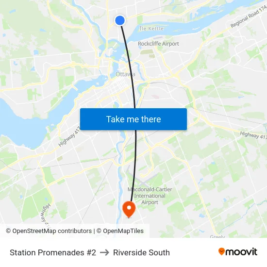 Station Promenades #2 to Riverside South map