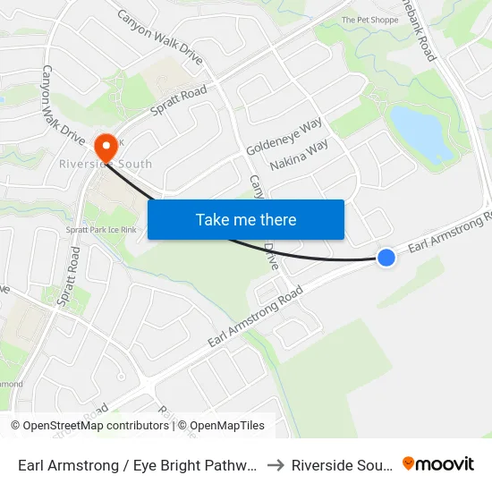 Earl Armstrong / Eye Bright Pathway to Riverside South map