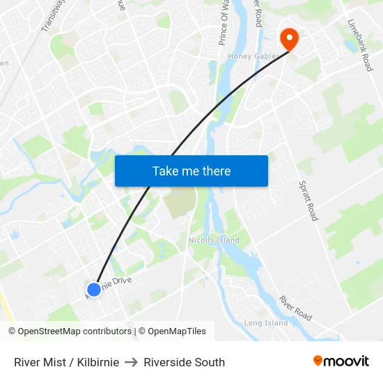 River Mist / Kilbirnie to Riverside South map