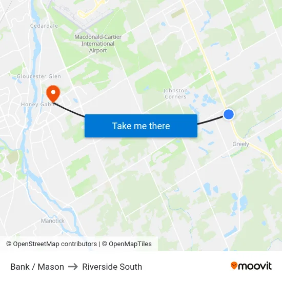 Bank / Mason to Riverside South map