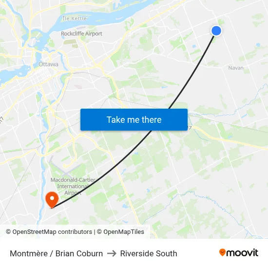 Montmère / Brian Coburn to Riverside South map