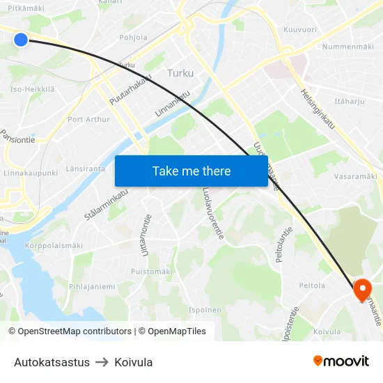 Autokatsastus to Koivula map