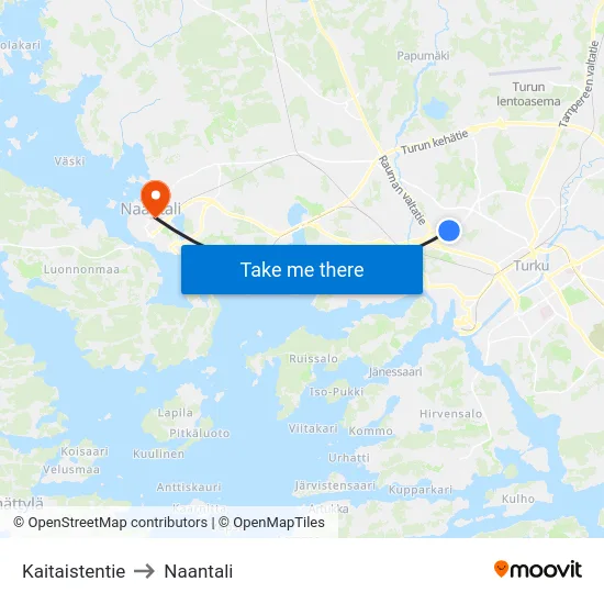 Kaitaistentie [Suikkila] to Naantali map