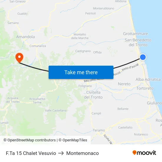 F.Ta 15 Chalet Vesuvio to Montemonaco map