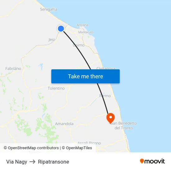 Nagy Street to Ripatransone map