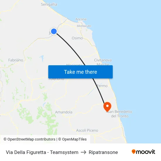 Via Della Figuretta - Teamsystem to Ripatransone map