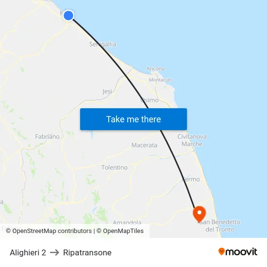 Alighieri 2 to Ripatransone map