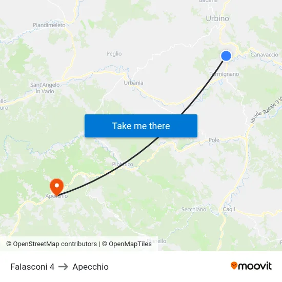 Falasconi 4 to Apecchio map