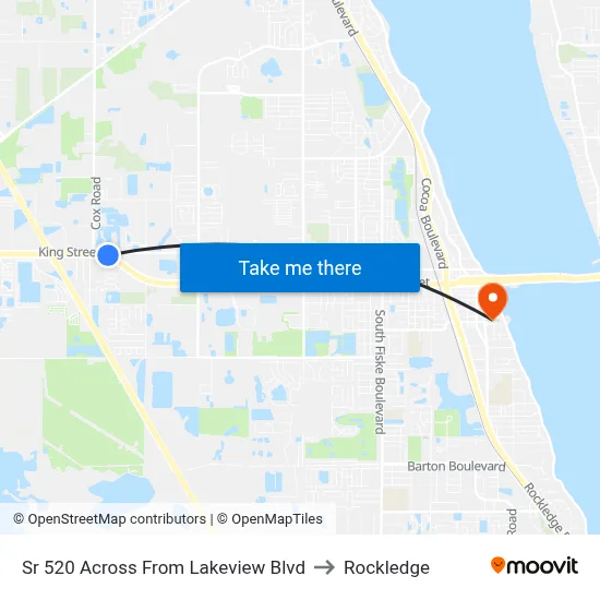Sr 520 Across From Lakeview Blvd to Rockledge map