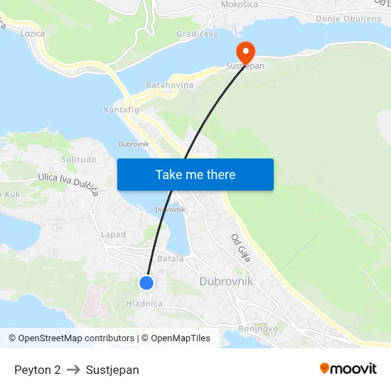 Peyton 2 to Sustjepan map