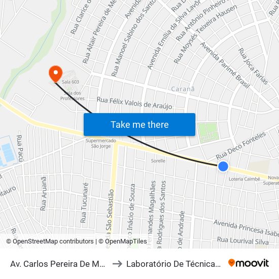 Av. Carlos Pereira De Melo, 2290 C/B to Laboratório De Técnicas Alimentares map