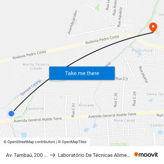 Av. Tambaú, 200 B/C to Laboratório De Técnicas Alimentares map