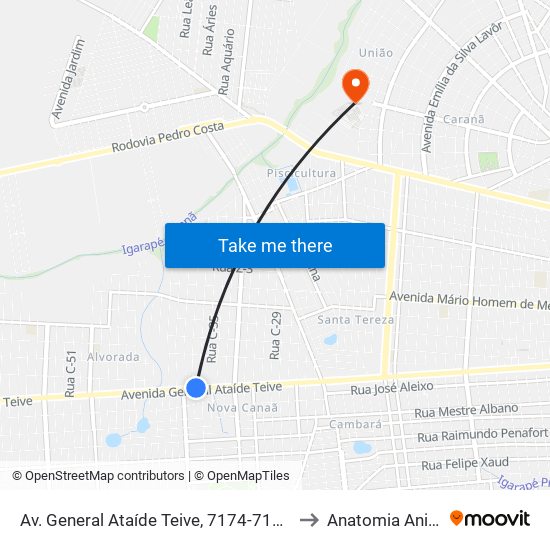 Av. General Ataíde Teive, 7174-7178 C/B to Anatomia Animal map