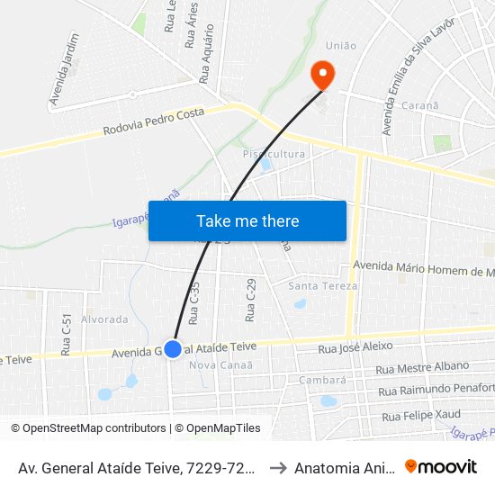 Av. General Ataíde Teive, 7229-7281 B/C to Anatomia Animal map