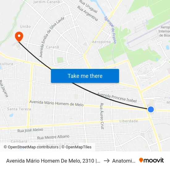 Avenida Mário Homem De Melo, 2310 | Escola Estadual Ana Libório to Anatomia Animal map