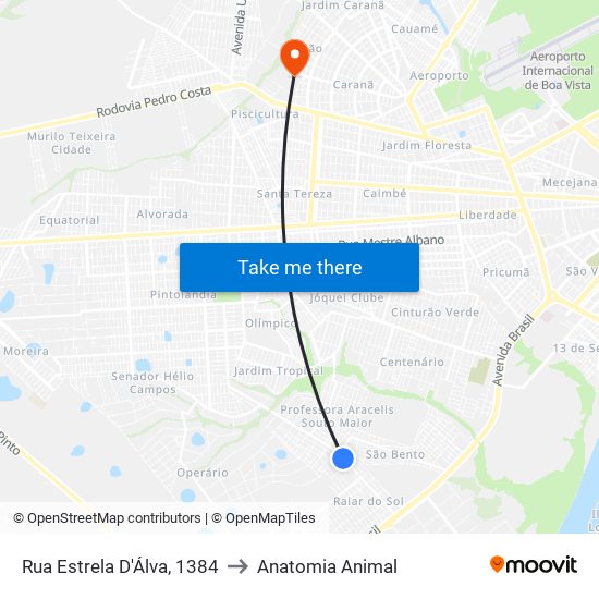 Rua Estrela D'Álva, 1384 to Anatomia Animal map