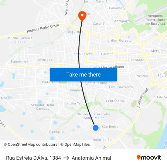 Rua Estrela D'Álva, 1384 to Anatomia Animal map