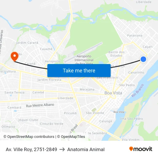 Av. Ville Roy, 2751-2849 to Anatomia Animal map
