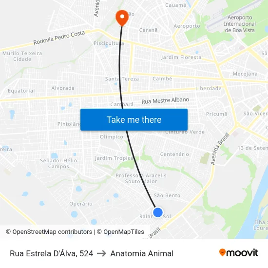 Rua Estrela D'Álva, 524 to Anatomia Animal map