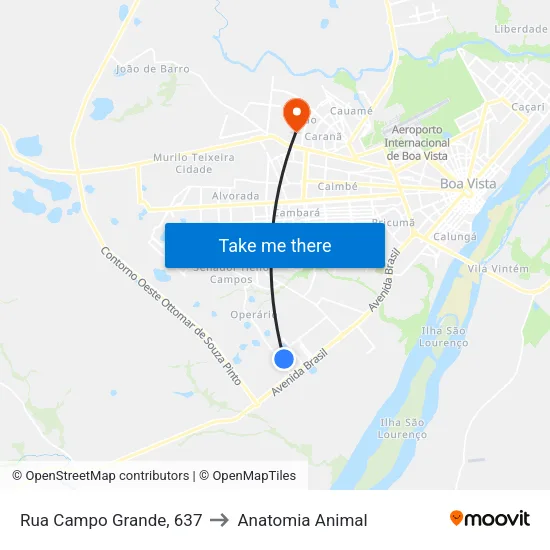 Rua Campo Grande, 637 to Anatomia Animal map