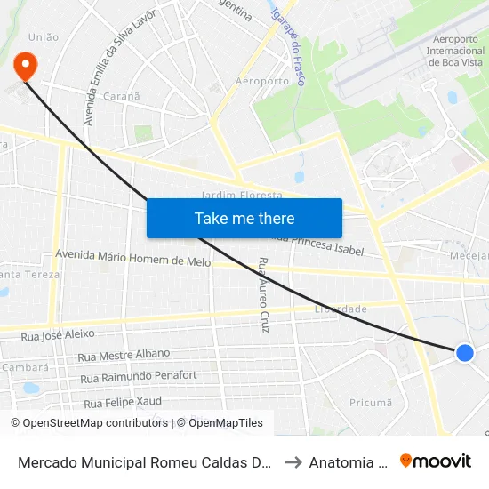 Mercado Municipal Romeu Caldas De Magalhães C/B to Anatomia Animal map
