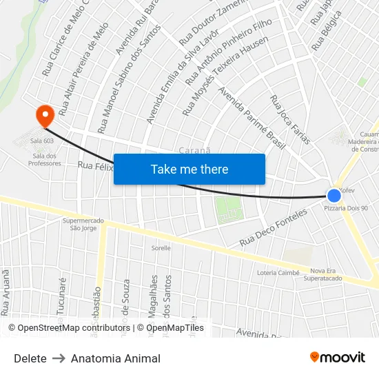 Delete to Anatomia Animal map