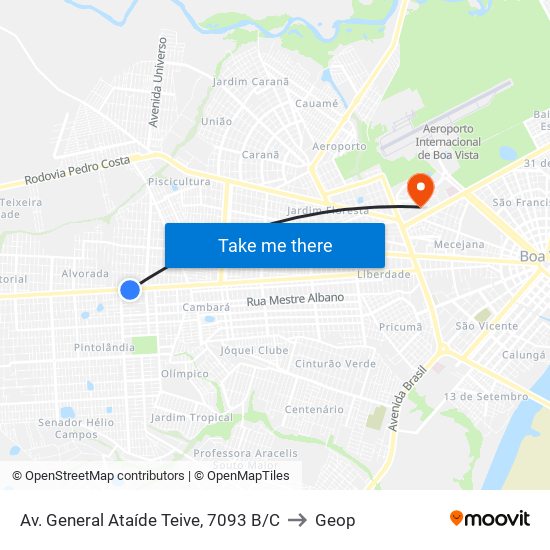 Av. General Ataíde Teive, 7093 B/C to Geop map