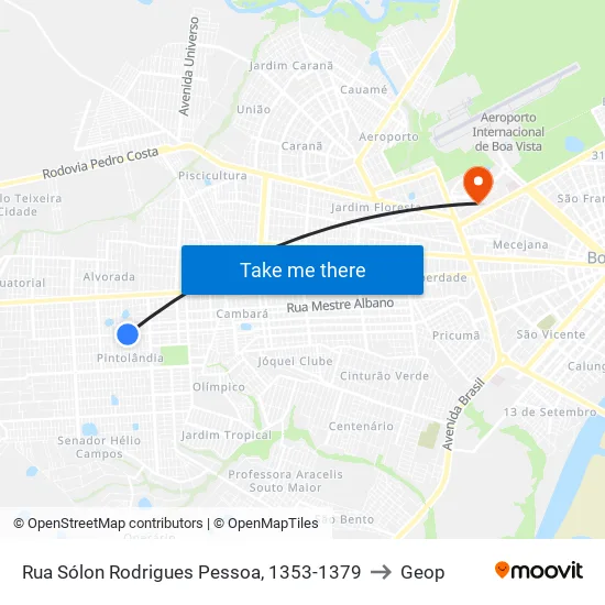 Rua Sólon Rodrigues Pessoa, 1353-1379 to Geop map