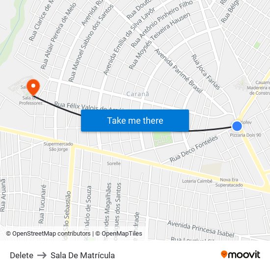 Delete to Sala De Matrícula map