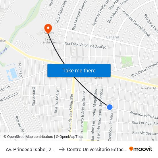 Av. Princesa Isabel, 2912-2936 C/B to Centro Universitário Estácio Da Amazônia map