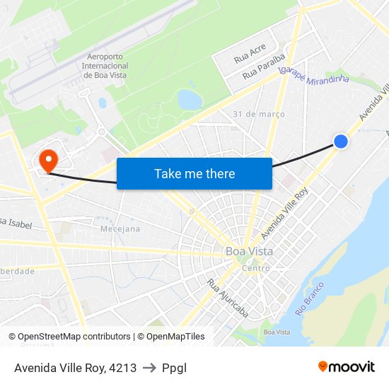 Avenida Ville Roy, 4213 to Ppgl map