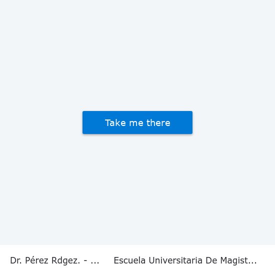 Dr. Pérez Rdgez. - Urb. Villa Palma to Escuela Universitaria De Magisterio Virgen De Europa map