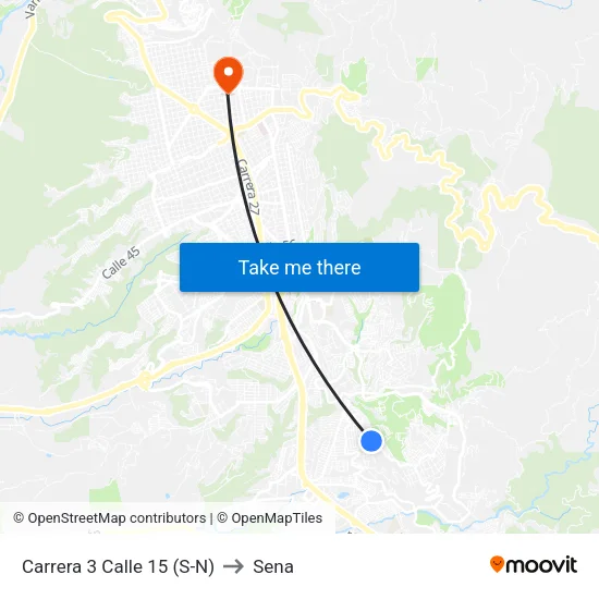 Br. Portal De Santana (Kr 3 - Cl 143d) to Sena map