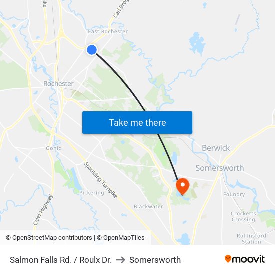 Salmon Falls Rd. / Roulx Dr. to Somersworth map