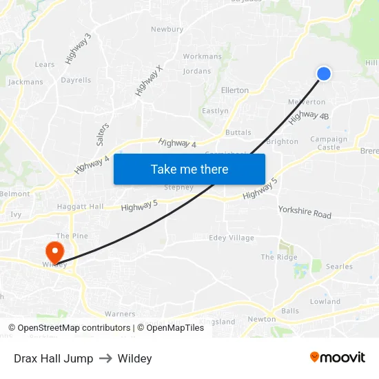 Drax Hall Jump to Wildey map