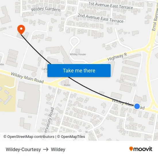 Wildey-Courtesy to Wildey map