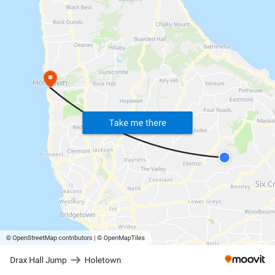 Drax Hall Jump to Holetown map